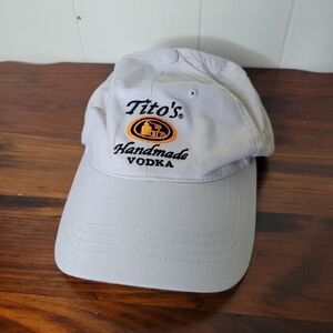 Tito's Handmade Vodka Cream Tan Colored Hat